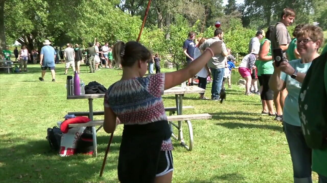 Fishing derby in Saint Marys helps kids with developmental disabilities have fun outdoors